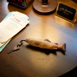 Dulton Fishes Lifestyle Fish Cushion/Key Chain Body Pillow Marine Life Scandinavian FISHES, BROWN TROUT, Keychain
