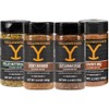 Yellow-Stone Seasonings Gift Pack - Cattleman Steak, Cowboy BBQ, Smoky