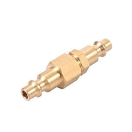Zkzx 1/4" Coupling X 1/4" Inch NPT Female &Male Brass Air Hose Quick Connect Adapter,