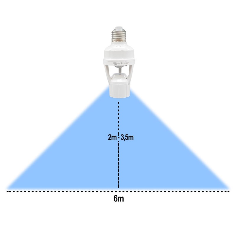 Light Sensor Socket for Light Fixtures, Automatic Dusk to Dawn