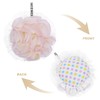 KOMBIUDA Bath Shower Loofah Sponge Soft Mesh Balls Body Scrubber