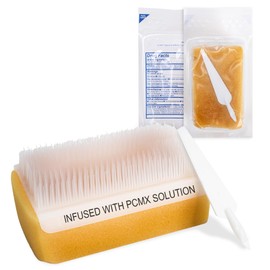 Sterilized Cradle Scrub Brush, for Sensitive Skin, Infused with Chloroxylenol (PCMX Solution), Finger, Nail, & Cuticle Cleaning, Individually Wrapped
