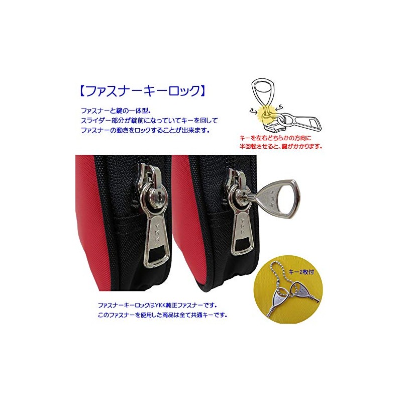 [Valuables Case] [With Key] Canvas Venture Key Lock Pouch Security