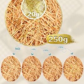 TXXATX Filling Material Gift 270 g Shredded Paper for Filling Material Gift Box Khaki Hamper Shred Raffia Packaging Material Gift Filling for DIY Packages Festival Gift Box Presentation Box