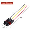 UNIGT 6 Pack 14AWG Pulse Power Plug Connector Pigtail Compatible