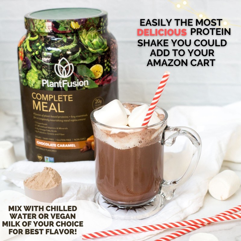 PlantFusion Complete Meal Replacement Shake - Plant Based Protein Powder