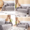 HANDONTIME Couch Cover for Dogs Grey Sectional Couch Covers for