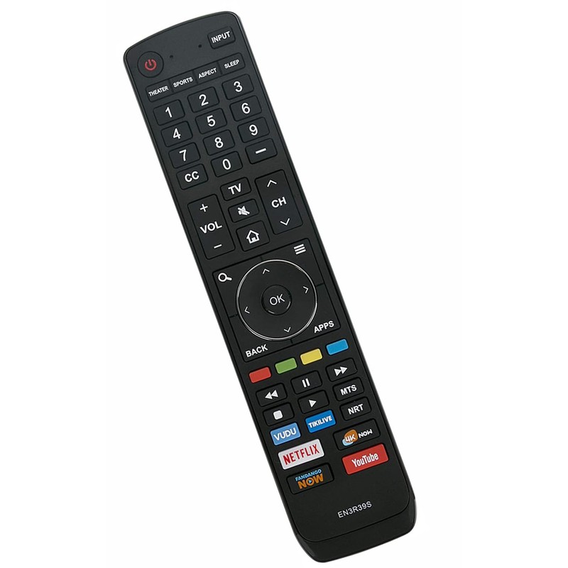 EN3R39S Remote Control Replacement for Sharp Smart TV