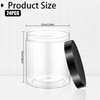 24 Pcs 16 oz Plastic Jars with Lids, Clear Storage