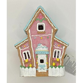 HOBBY LOBBY NEW PINK BLUE 7" EASTER LED LIGHT UP GINGERBREAD HOUSE FREE SHIP