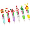 HNSYYF 60 Pcs 4-in-1 Multicolor Christmas Pens for Kids -
