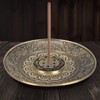Crisis Bronze Round Incense Holder