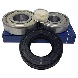 vm-doka Bearing Set Ball Bearing 6206 ZZ 6207ZZ Shaft Seal 40.2 x 72 x 11/14 Compatible with Washing Machines AEG Electrolux