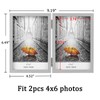 ORIVAN 4x6 Double Picture Frames Hinged Folding Photo Frames Vertical