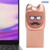 U Disk Cartoon Moustache Pattern USB Flash Drive Computer Data