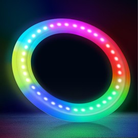 Flying Rings 25 cm, Flying Disc, Flying Neon - Lightweight Throw Rings - Easy to Catch - Perfect Trajectory - Ideal for Kids and Adults