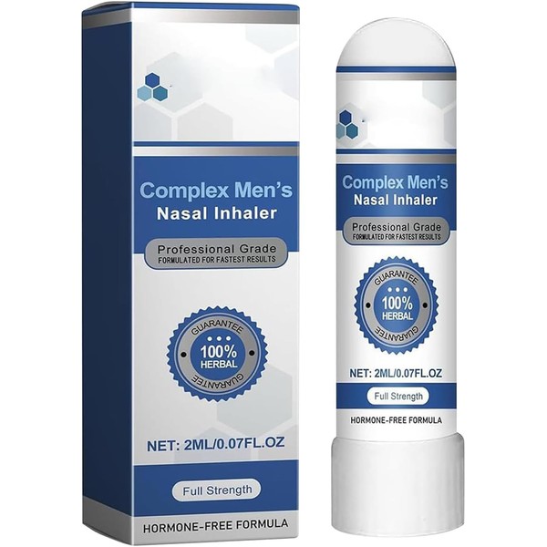 Complex Men's Nasal Inhaler - Natural Nasal Inhaler Stick, Restores