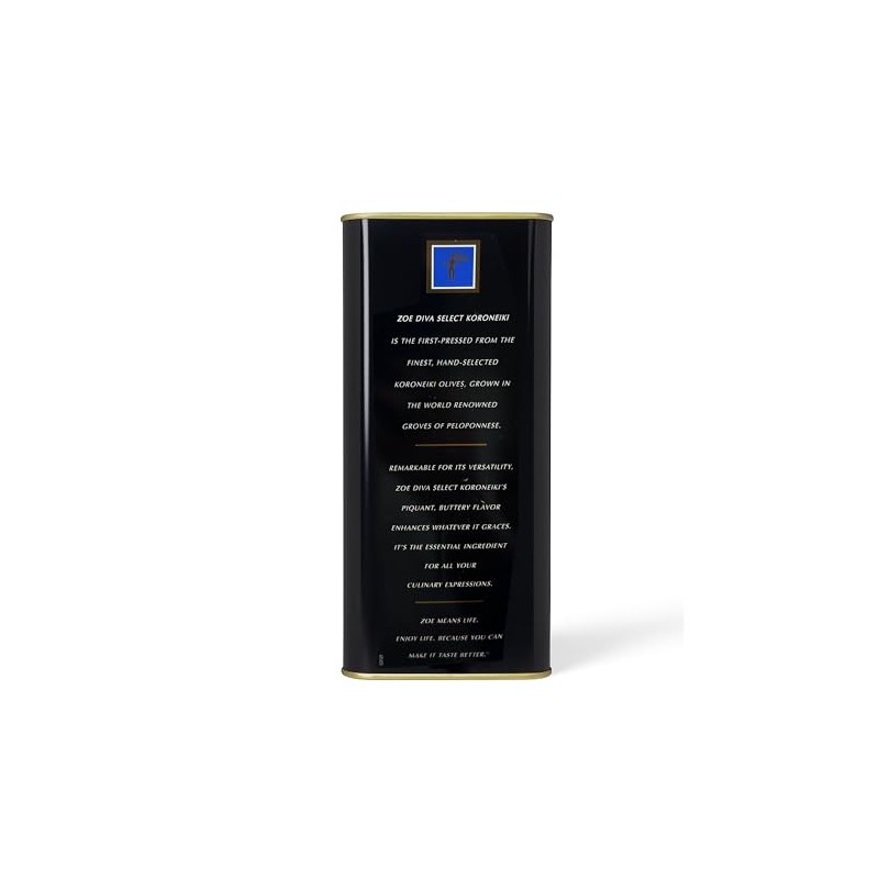 ZOE Diva Select Koroneiki Greek Extra Virgin Olive Oil, Cold
