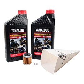 Tusk 4-Stroke Oil Change Kit Yamalube All Purpose 10W-40 Compatible with Yamaha YZ250F 2003-2018/WR250F 2003-2019/WR450F 2003-2021/YZ450F 2006-2009, 2014-2017