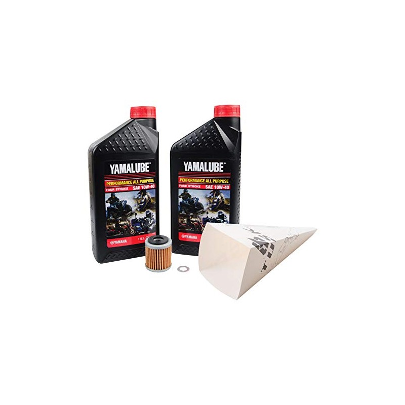 Tusk 4-Stroke Oil Change Kit Yamalube All Purpose 10W-40 Compatible