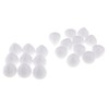 Milageto 40x 35mm White Polystyrene Foam Craft Drops for Stocking