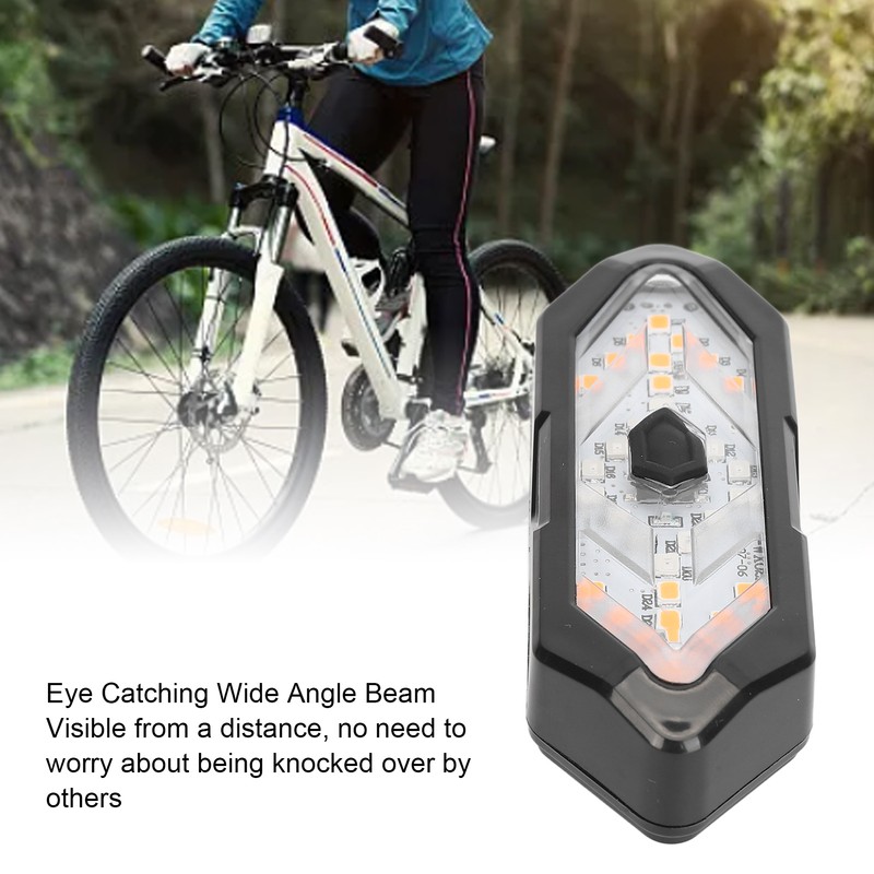 Remote Control Bike Tail Light Battery Powered Remote Control USB