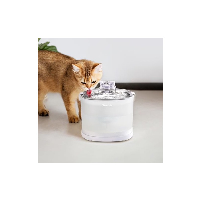 Cheerble Cat Water Filter Replacement for Cat Water Filter (4-1)