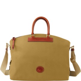 Dooney & Bourke Handbag, Nylon Juliette Bag Satchel - Brown
