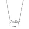 Philip Jones Silver Plated Friendship Necklace