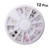 Ipetboom Nail Art Decoration Set 12pcs Alloy Nail Ornament Manicure