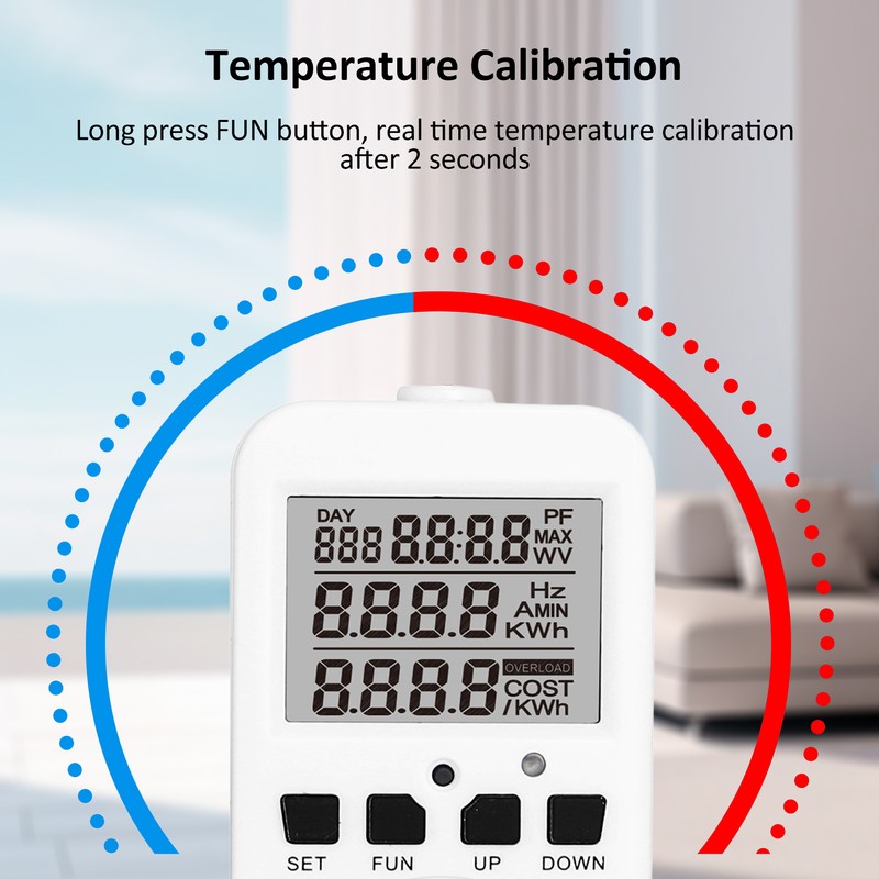 Digital Thermostat Plug Socket Reptile Temperature Controller Outlet Plug 240V