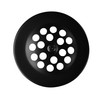 Westbrass Gerber Style Bee-HiveTub Strainer Grid with Screw, Matte Black,