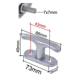 Aqbau® Window Handle Metal (Gold) Window Olive Painted Balcony Door Handle Metal Window Handle Small Universal Window Handles Window Fitting