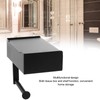 Toilet Tissue Holder Box Stainless Steel Black Wall Mounted Toilet