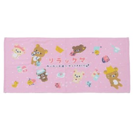 Rilakkuma [Face Towel] Printed Long Towel/Neko no Yu San-x