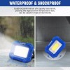 WORKPRO 2PC 2000LM Rechargeable LED Work Light Magnetic Work Light