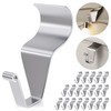 Amuille 20 Pack Vinyl Siding Hooks, No Hole Siding Hanging