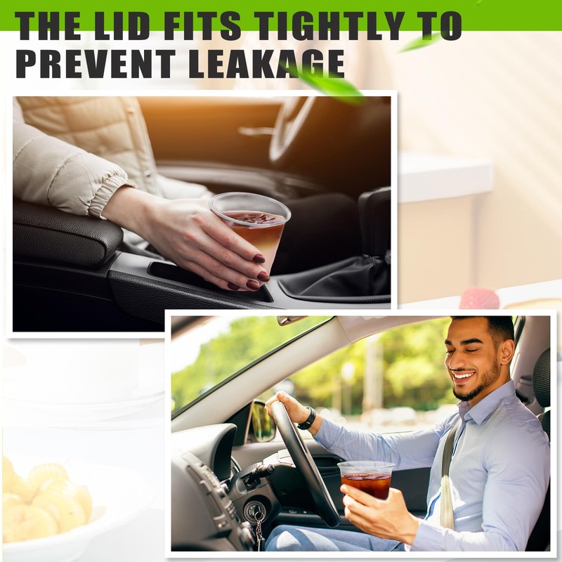 Mkhaslri 100 Pcs Disposable Stemless Glasses Crystal Plastic Wine Glasses