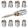 Giantree 8 Pcs Gilding Magnetic Threaded Soldering Iron Ring Adapter