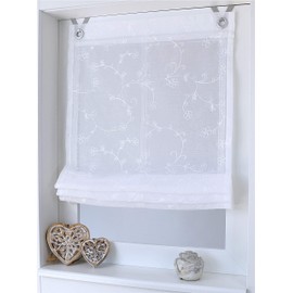 Liv Roman Blind with Eyelets K 100/140 White