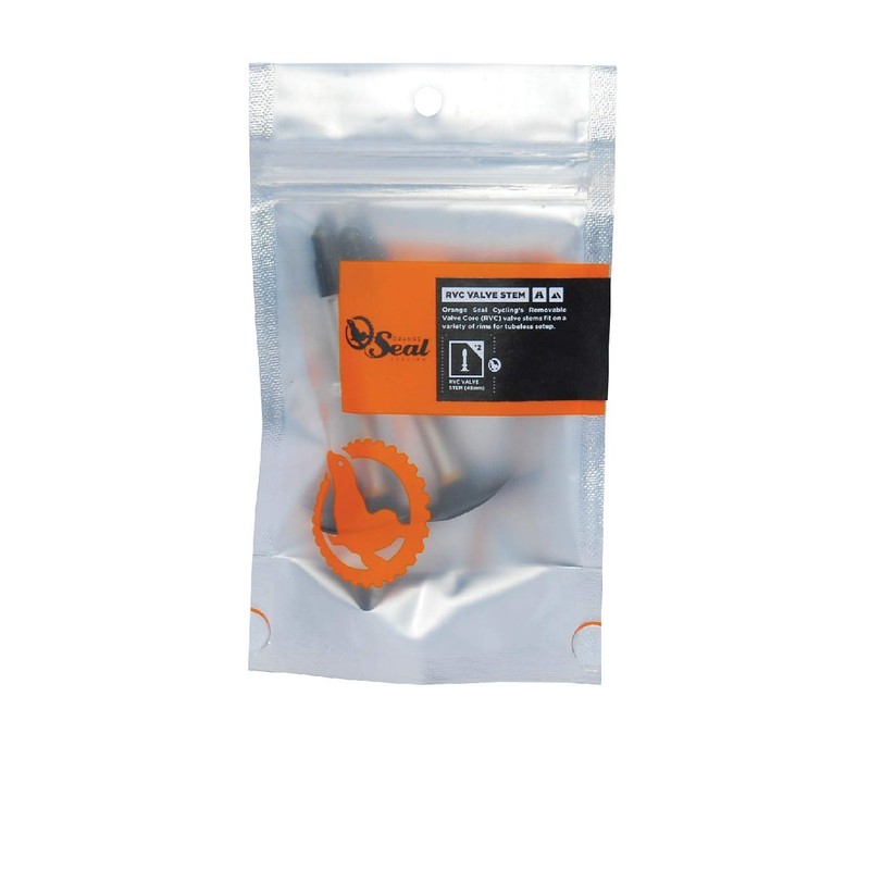 Orange Seal Cycling VersaValve Bicycle Valve Stem Kit, 48mm