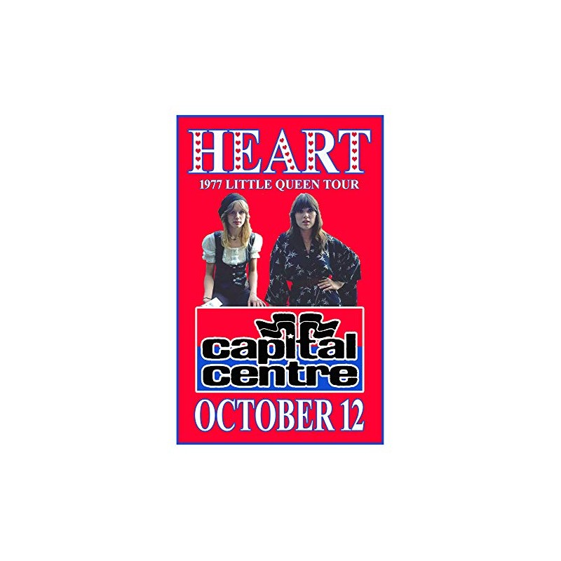 HEART REPLICA 1977 CONCERT POSTER