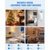 Remote Control Outlet, WILAWELS Remote Outlet Switch with Magnetic Base,