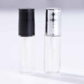 1.2ml Empty Tint Bottle for Lip Gloss & Cosmetic Samples 02 Tint Empty Bottle Silver - 1.2ml 10ea