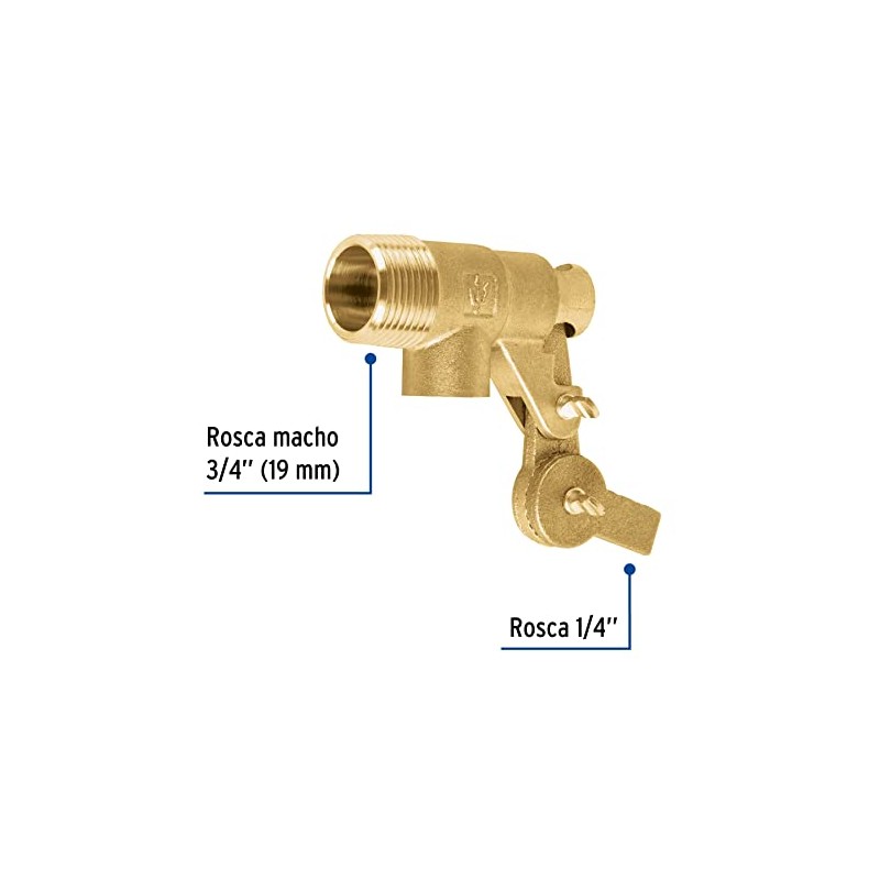 Foset VAFLO-3/4, Válvula para flotador, 3/4"