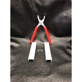 Republic Fastener & KHF Hog Ring Pliers & 100 Hog Rings 3/4" Easy Snap Off - Seats Upholstery Fences