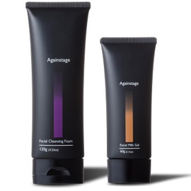 アゲンステージ スキンケアセット 30 40代 50代 男性用 洗顔料 オールインワン ジェル エイジングケア メンズ スキンケア シェービングフォーム アフターシェーブ 無香料 アゲンステージ フェイシャル スキンケア 2本セット