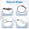 PATIKIL Rubber Twist Ties, 12 Inch Silicone Reusable Twist Ties