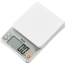 Tanita KJ-215 WH Cooking Scale, Measuring Rice Calories, Measuring Up to 4.4 lbs (0.5 g), White Kitchen Scale, Cooking Digital