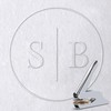 Book Embosser Stamp for Wedding, Diaries & Journals - Name